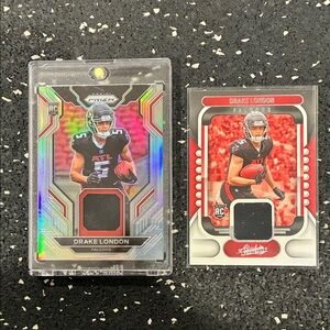 Panini Drake London Football Rookie Card Set - Black, Red, Silver